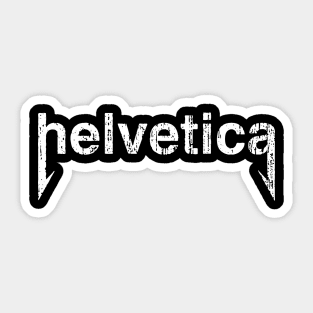 Helvetica Sticker